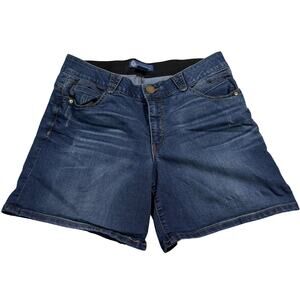 Democracy Denim Shorts Women's Size 12 Medium Wash 7 in Inseam